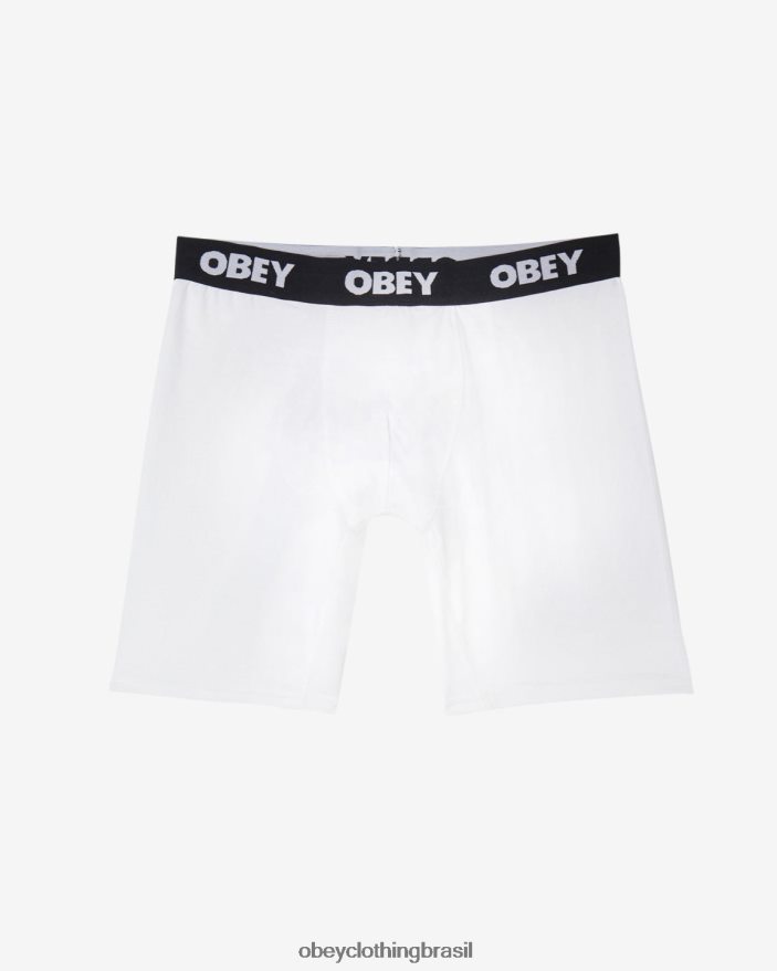 acessórios br OBEY homens boxers de trabalho est. (pacote com 2) branco J22J4V489