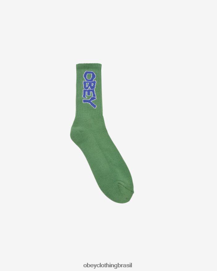 acessórios br OBEY homens meias off-line folha de palmeira J22J4V503