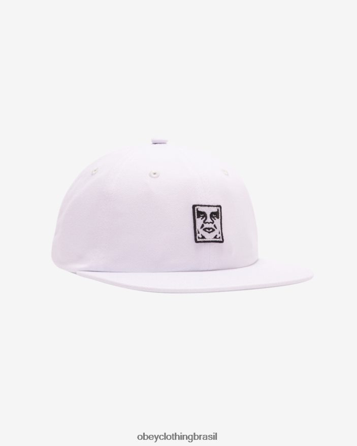 acessórios br OBEY homens alça de painel de patch de ícone branco J22J4V448