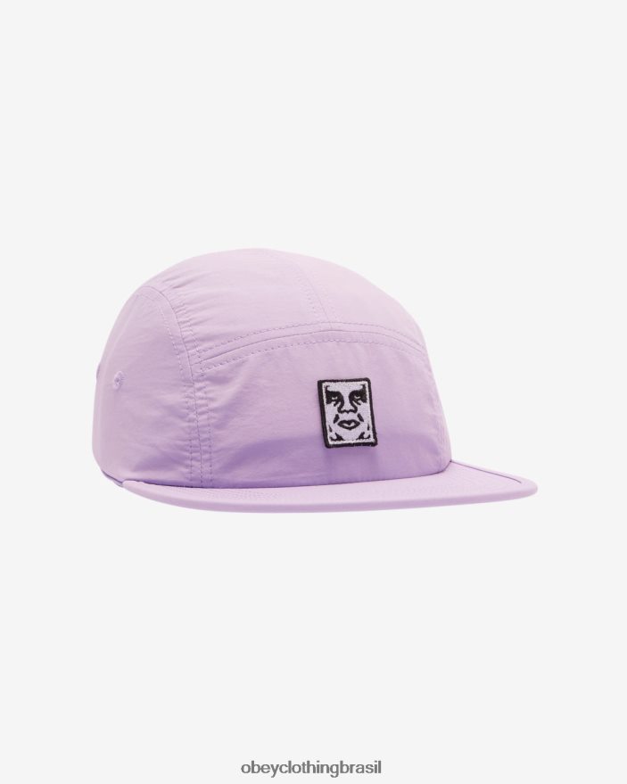 acessórios br OBEY homens boné de acampamento com patch de ícone pétala de orquídea J22J4V426