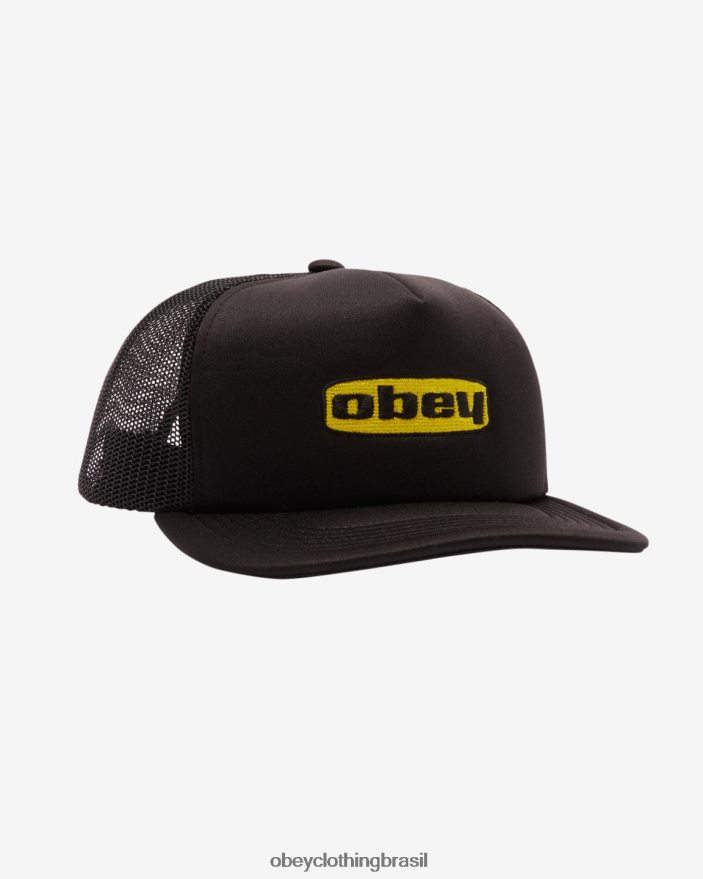 acessórios br OBEY homens caminhoneiro direto preto J22J4V476
