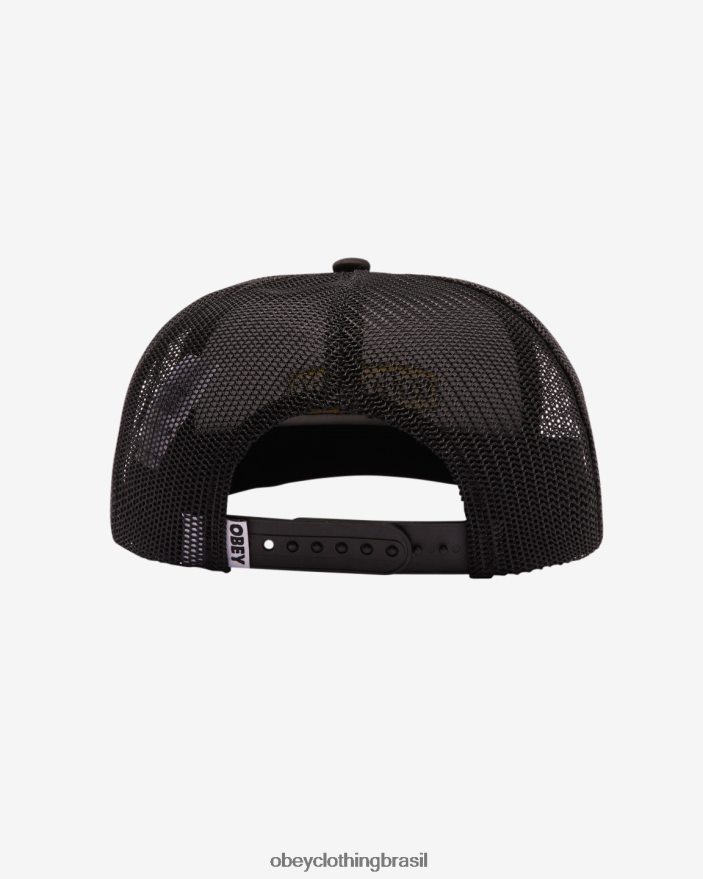 acessórios br OBEY homens caminhoneiro direto preto J22J4V476