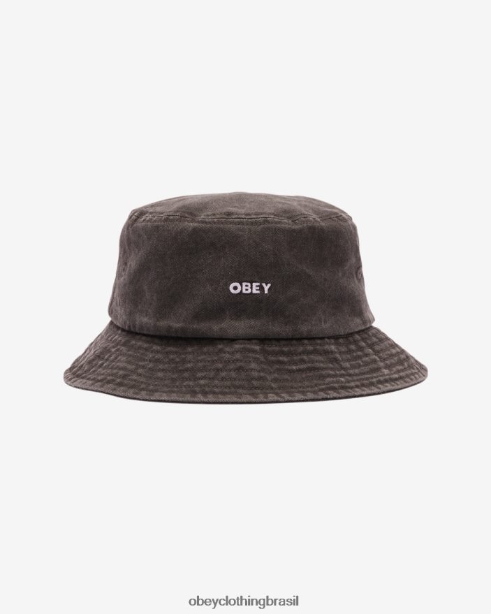 acessórios br OBEY homens chapéu balde de pigmento ousado pigmento preto J22J4V422