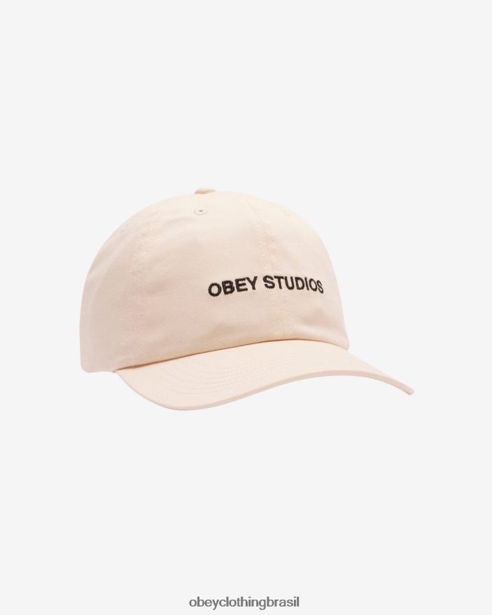 acessórios br OBEY homens chapéu de alça de estúdio cru J22J4V443