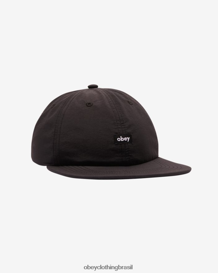 acessórios br OBEY homens painel minúsculo de nylon 6 preto J22J4V452