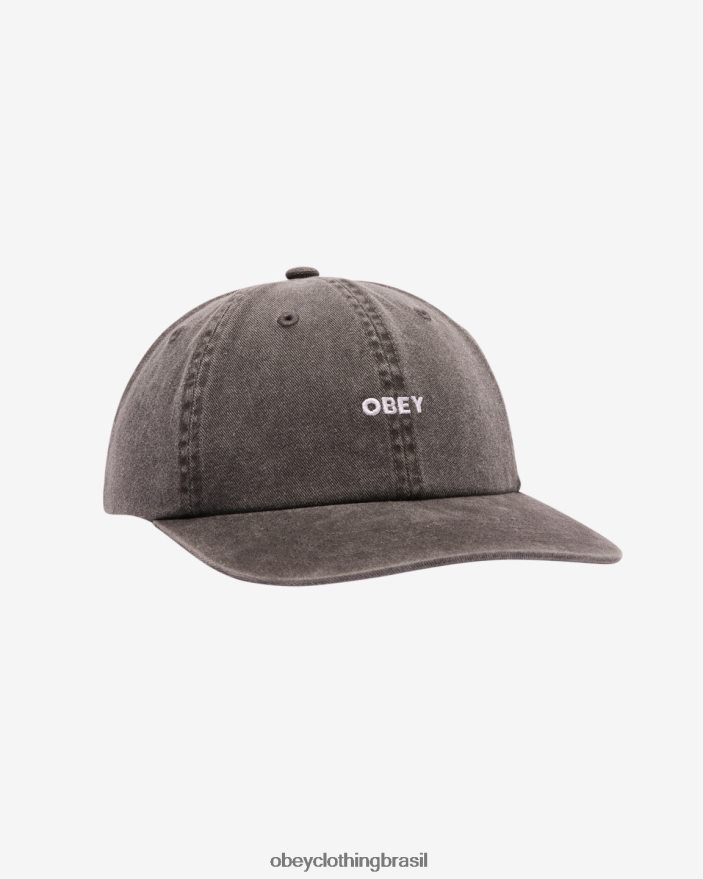 acessórios br OBEY homens pigmento minúsculo 6 painéis pigmento preto J22J4V416
