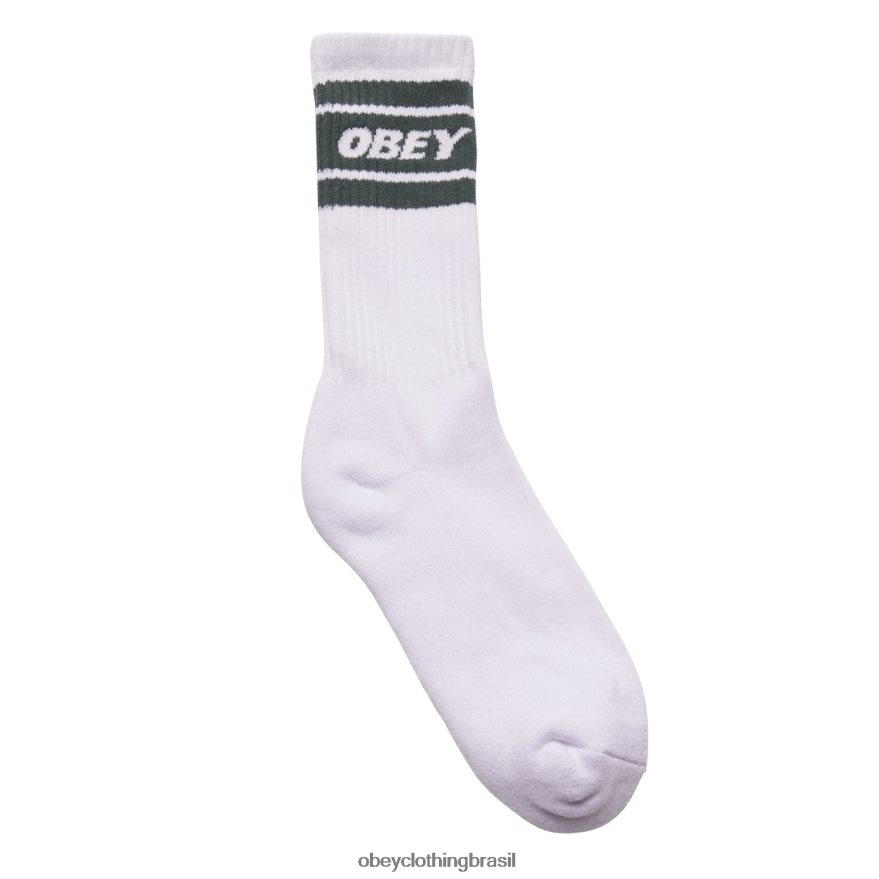 acessórios br OBEY homens meias cooper ii cedro branco/escuro J22J4V1070