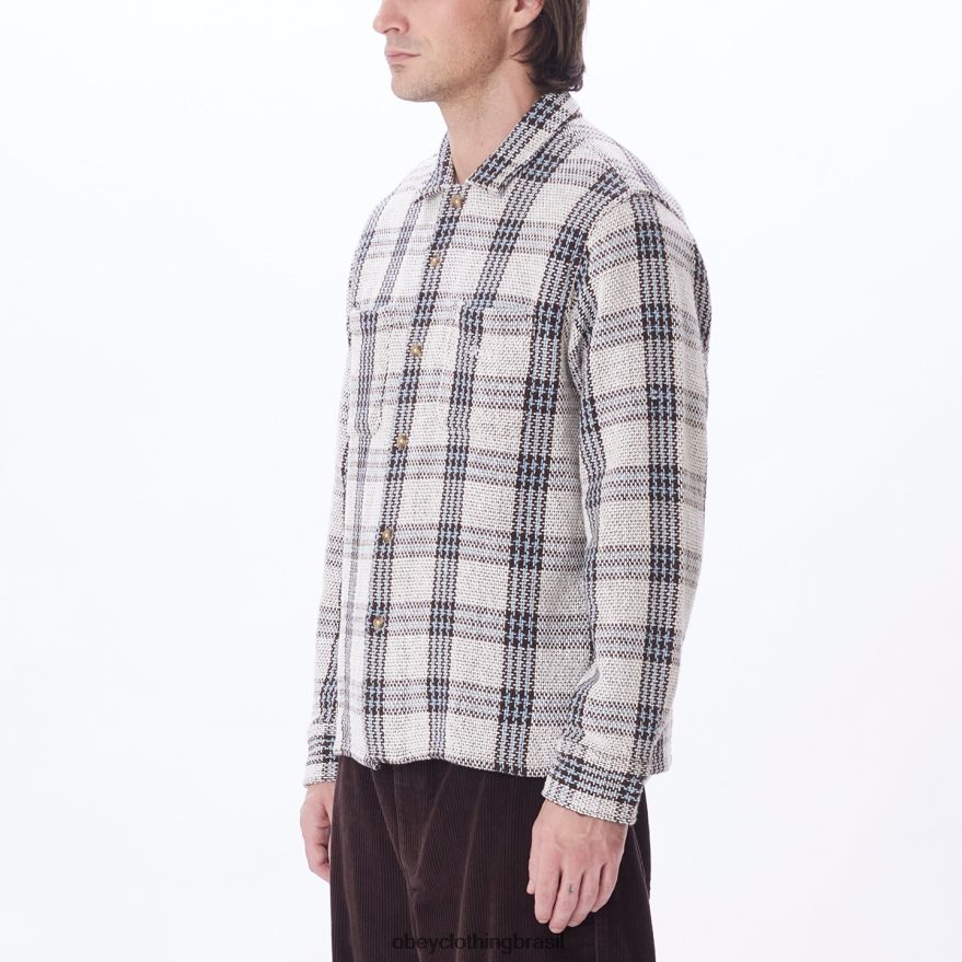 roupas br OBEY homens camisa wes multi cru J22J4V764