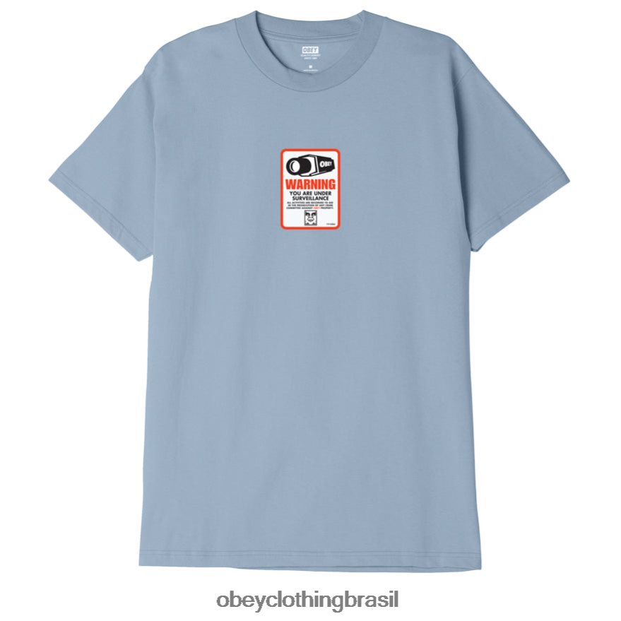roupas br OBEY homens camiseta clássica de vigilância bom cinza J22J4V896