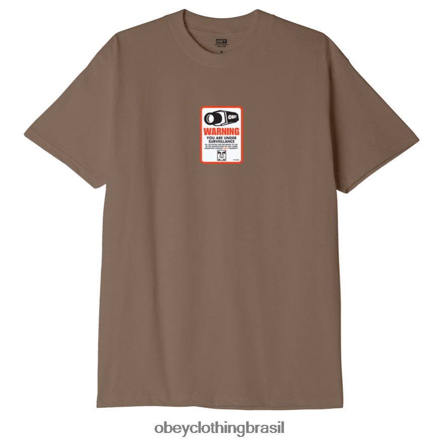 roupas br OBEY homens camiseta clássica de vigilância lodo J22J4V897