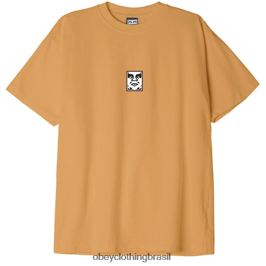 roupas br OBEY homens camiseta ícone peso pesado mostrador solar J22J4V851