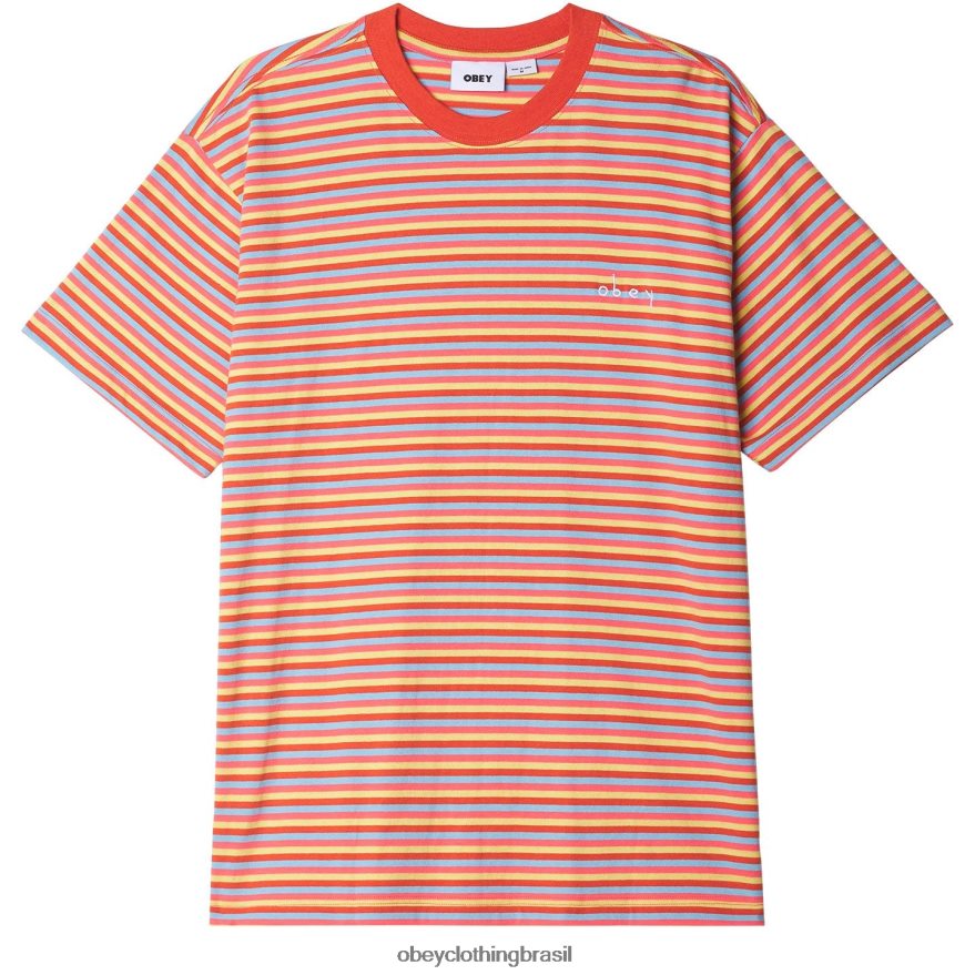 roupas br OBEY homens camiseta de homenagem roobios multi J22J4V794