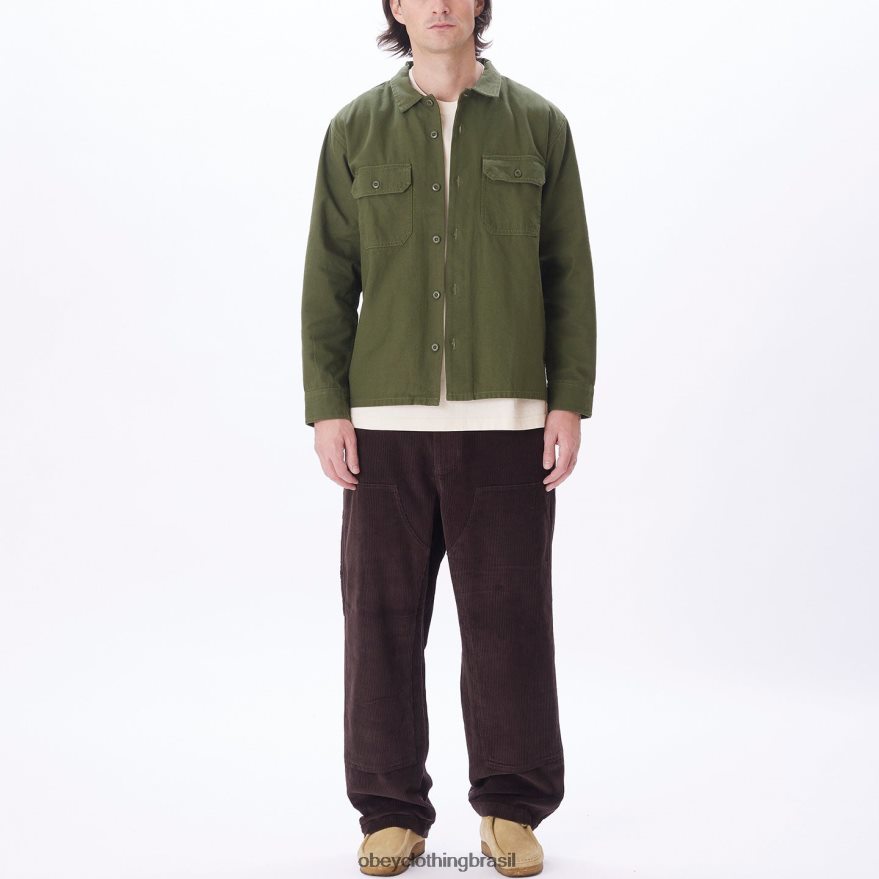 roupas br OBEY homens menos camisa exército J22J4V769