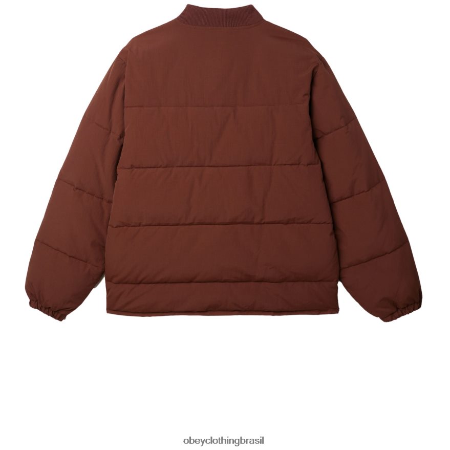 roupas br OBEY homens jaqueta charlie sépia J22J4V823