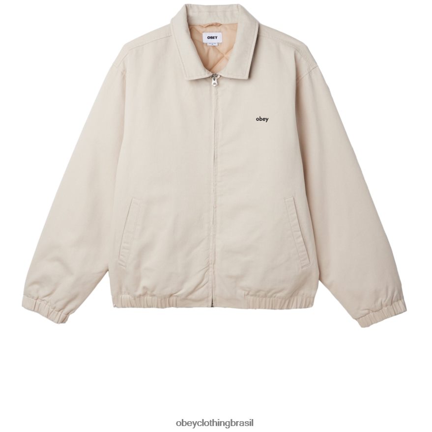 roupas br OBEY homens jaqueta leimert argila J22J4V830