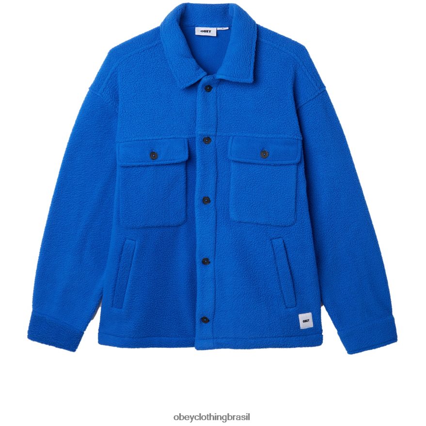 roupas br OBEY homens jaqueta thompson surfar azul J22J4V751