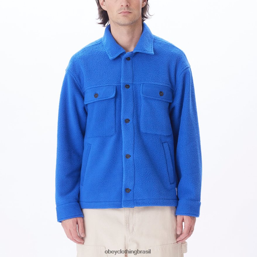 roupas br OBEY homens jaqueta thompson surfar azul J22J4V751