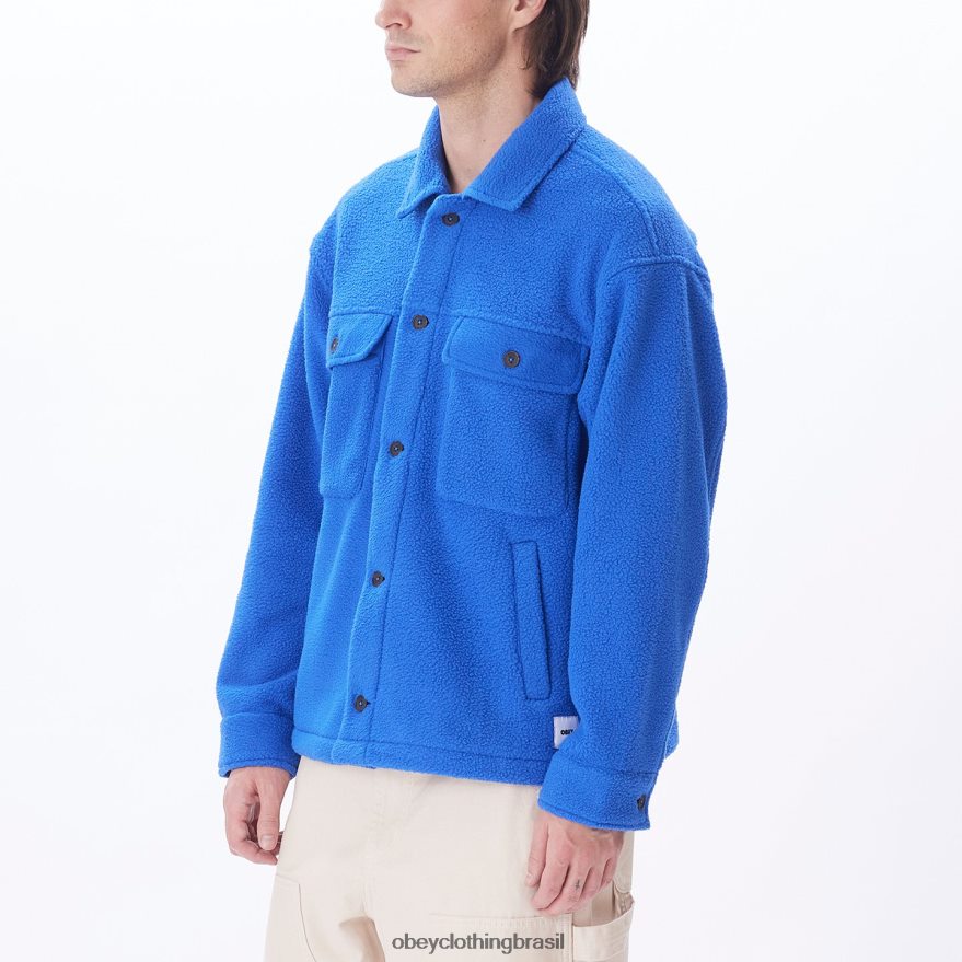 roupas br OBEY homens jaqueta thompson surfar azul J22J4V751