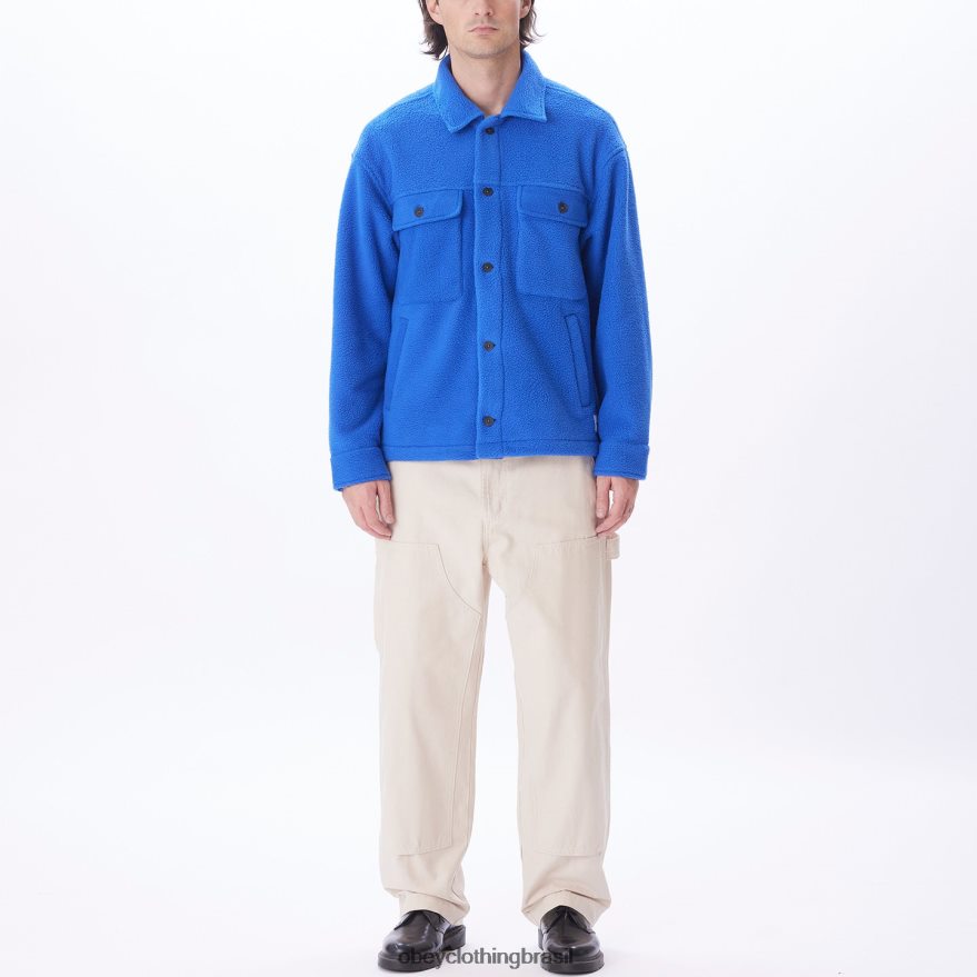 roupas br OBEY homens jaqueta thompson surfar azul J22J4V751