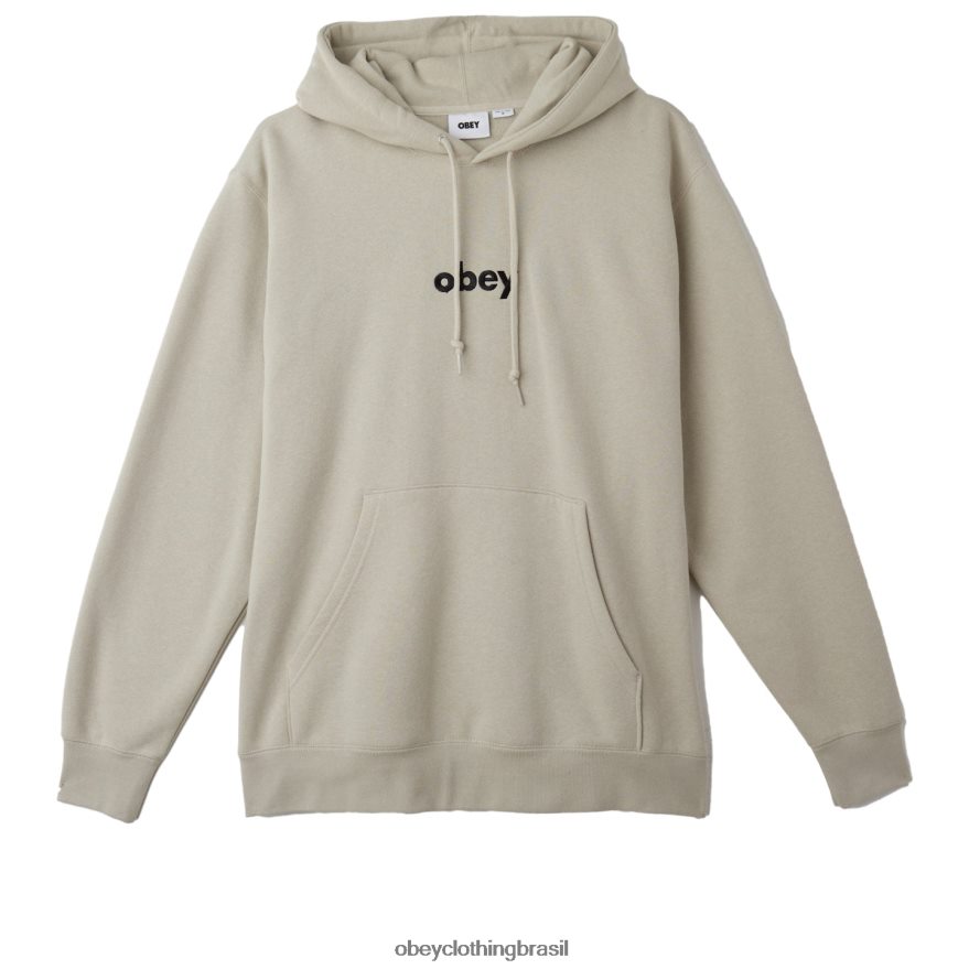roupas br OBEY homens capuz pulôver minúsculo cinza prateado J22J4V1015
