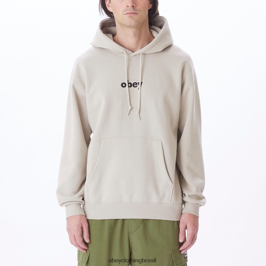roupas br OBEY homens capuz pulôver minúsculo cinza prateado J22J4V1015