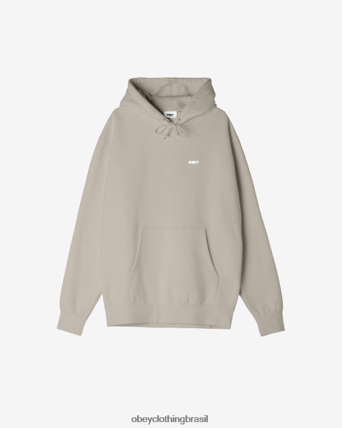 roupas br OBEY homens capuz pulôver premium ousado cinza prateado J22J4V1019