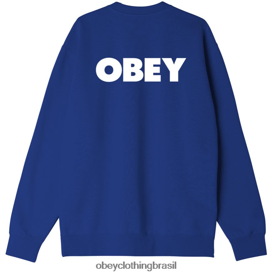 roupas br OBEY homens gola redonda premium ousada surfar azul J22J4V1041