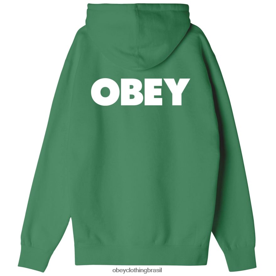 roupas br OBEY homens pulôver com capuz pesado e ousado folha de palmeira J22J4V1006