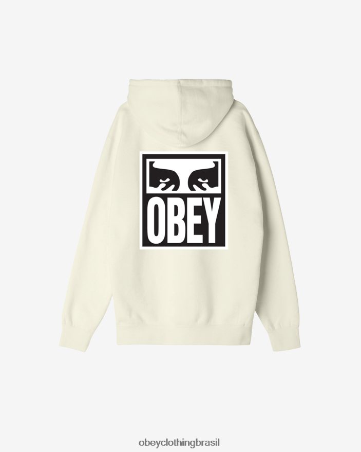 roupas br OBEY homens pulôver premium com capuz e ícone de olhos cru J22J4V1023