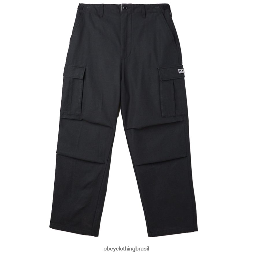 roupas br OBEY homens calça cargo big timer preto digital J22J4V927