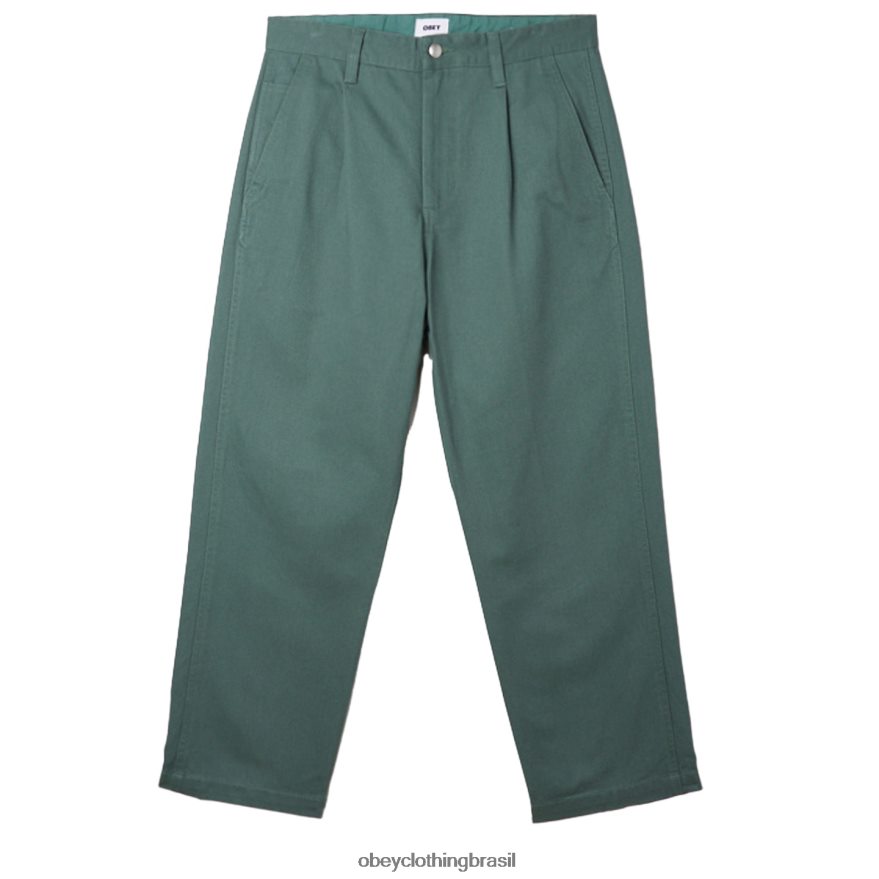 roupas br OBEY homens calça imobiliária pinheiro prateado J22J4V945