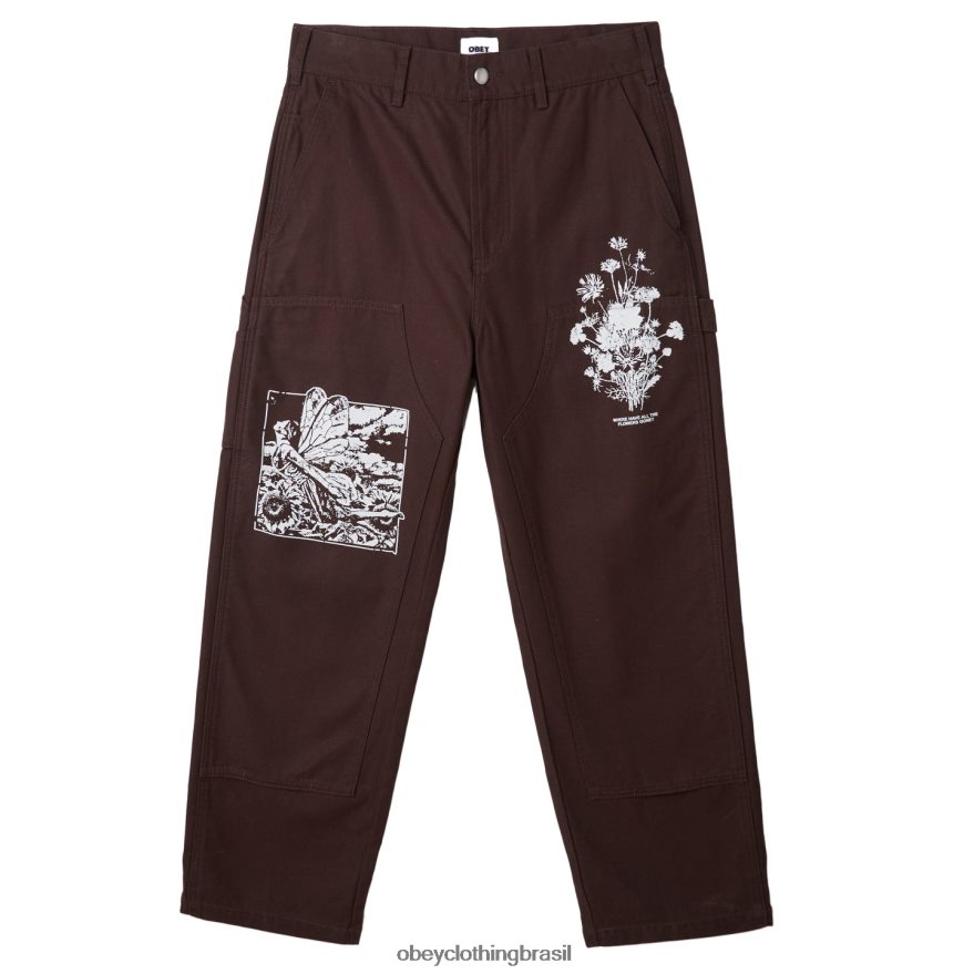 roupas br OBEY homens carpinteiro estampado em sarja big timer Java J22J4V920