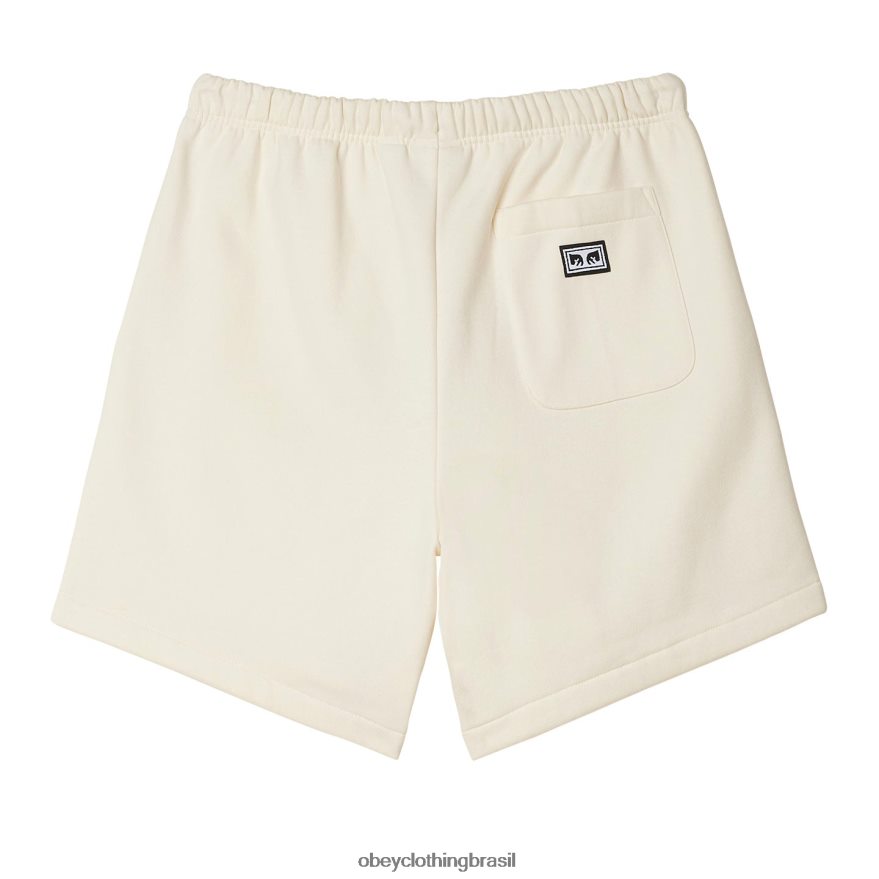 roupas br OBEY homens trabalhos estabelecidos olhos sweatshort cru J22J4V975