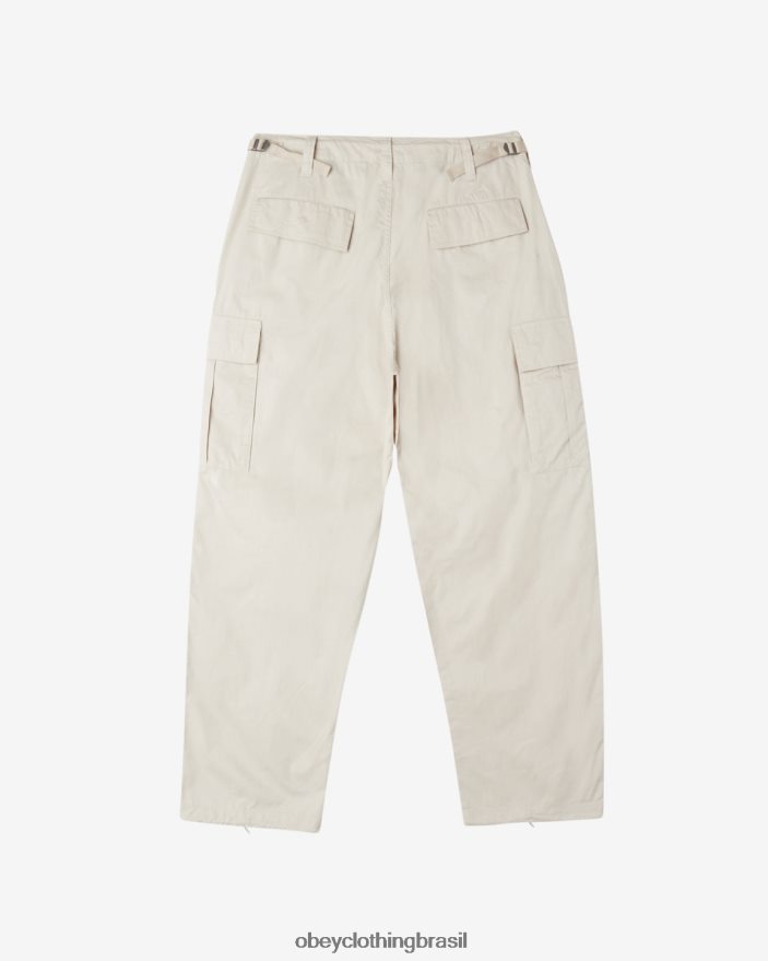 roupas br OBEY homens calça cargo big timer cinza prateado J22J4V30