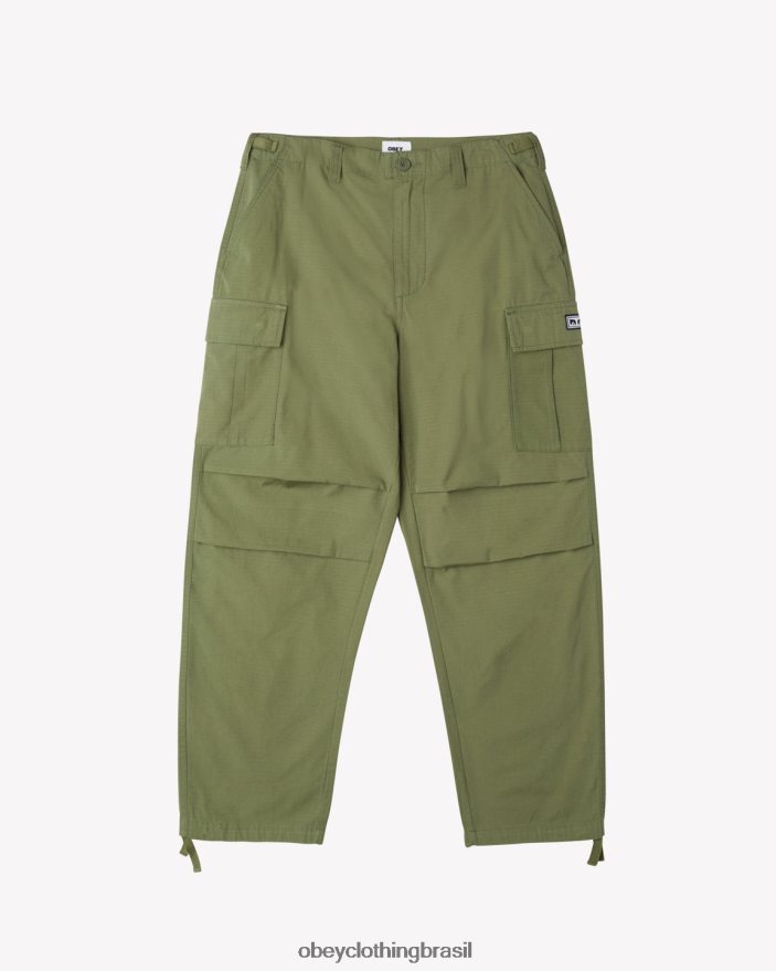roupas br OBEY homens calça cargo ripstop hardwork exército ligeiro J22J4V57