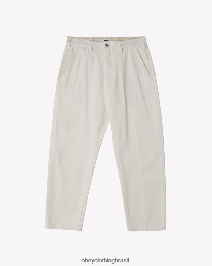 roupas br OBEY homens calça de carpinteiro trabalhador cru J22J4V7