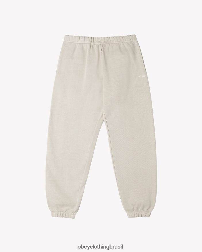roupas br OBEY homens calça de moletom com pigmento minúsculo argila pigmentada J22J4V27