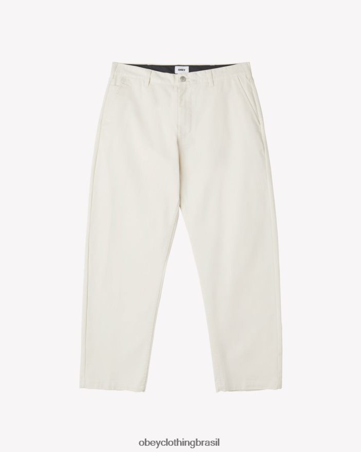 roupas br OBEY homens calça de trabalho duro cru J22J4V45