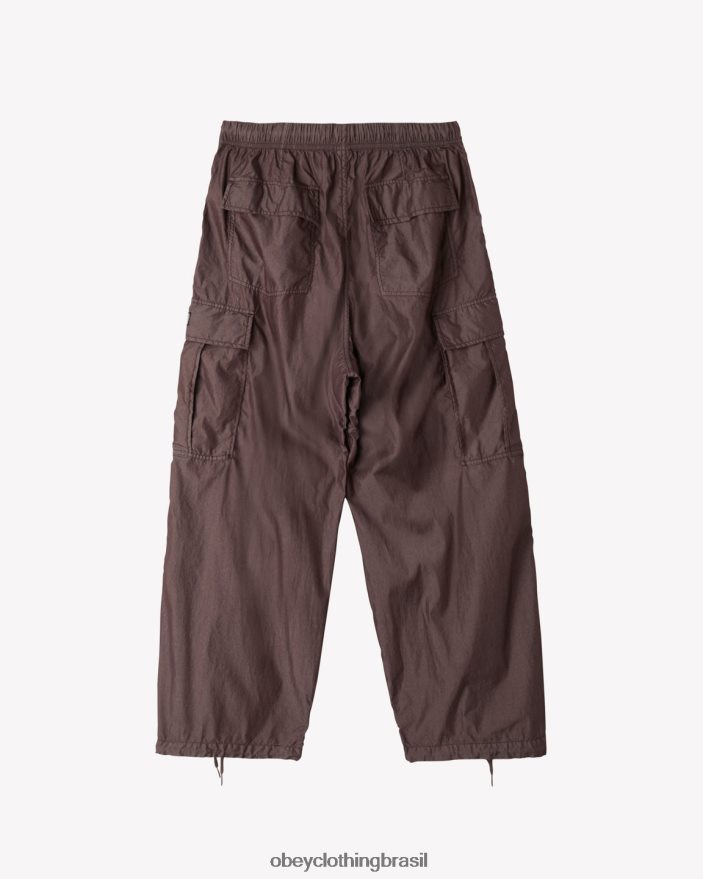 roupas br OBEY homens carga de pára-quedas gigante java marrom J22J4V50