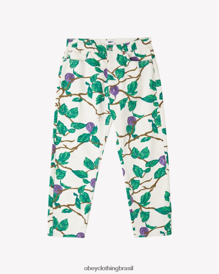 roupas br OBEY homens jeans estampado hardwork cru J22J4V42