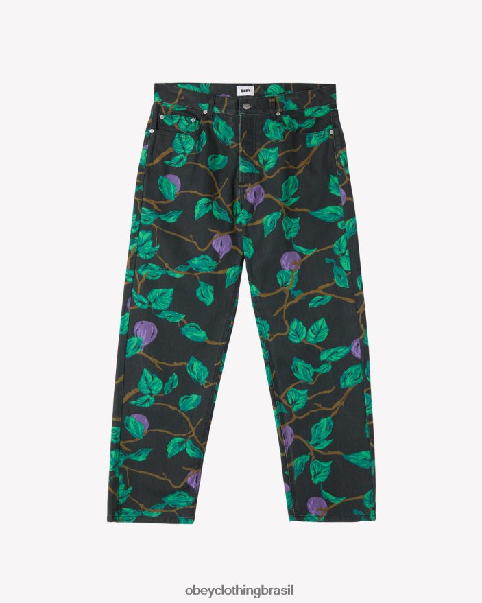 roupas br OBEY homens jeans estampado hardwork resina J22J4V41
