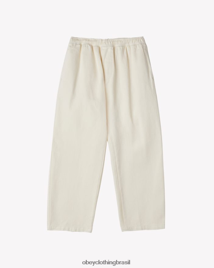 roupas br OBEY homens calça jeans fácil cru J22J4V70