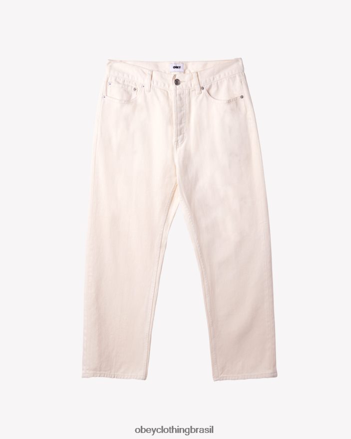 roupas br OBEY homens jeans duro cru J22J4V64