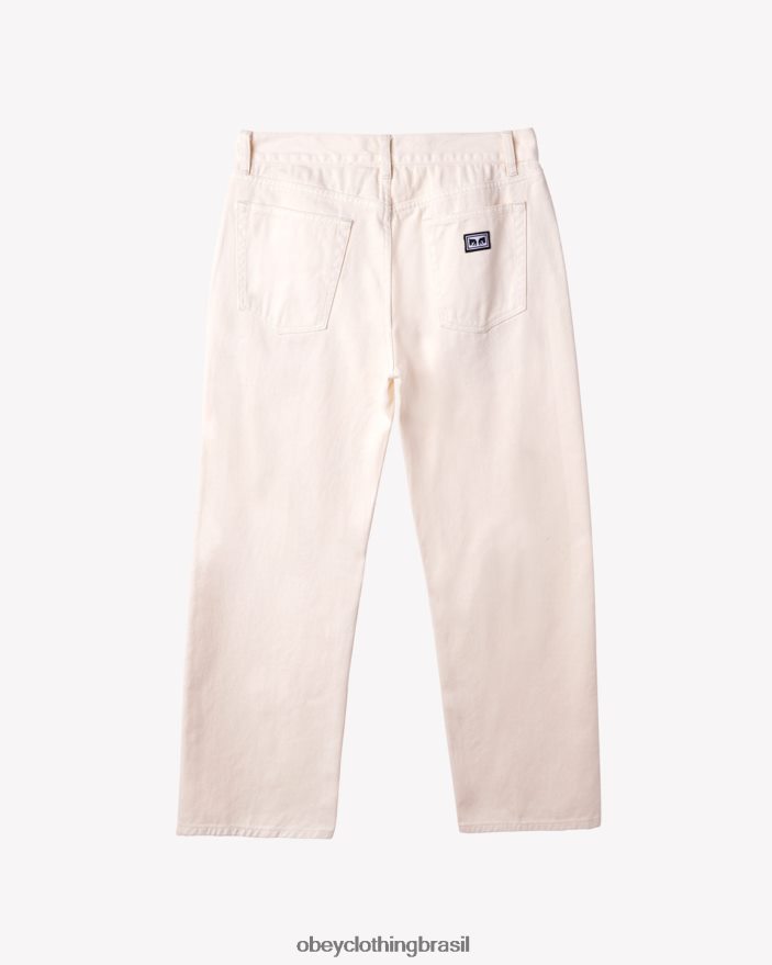 roupas br OBEY homens jeans duro cru J22J4V64