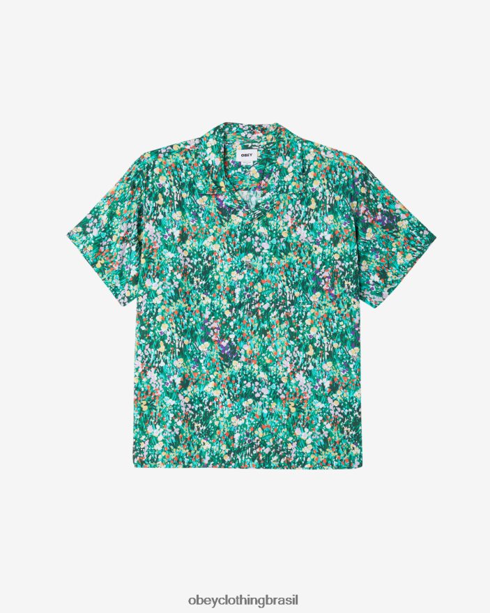 roupas br OBEY homens a camisa do jardim fairway multi J22J4V147