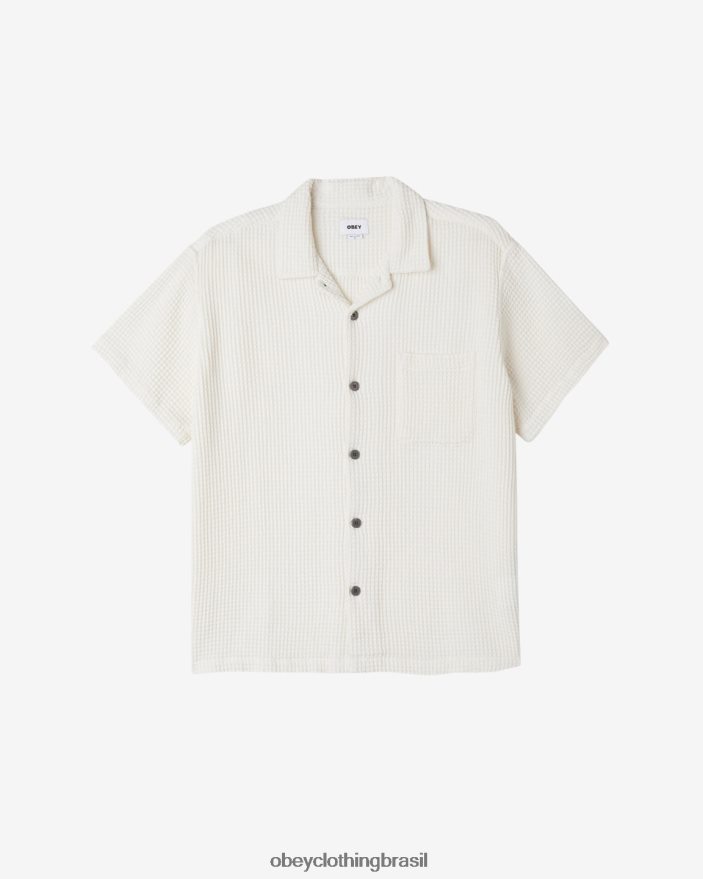 roupas br OBEY homens camisa de equilíbrio cru J22J4V137