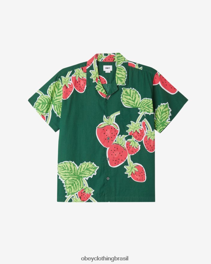 roupas br OBEY homens camisa de frutas gigantes éden multi J22J4V140