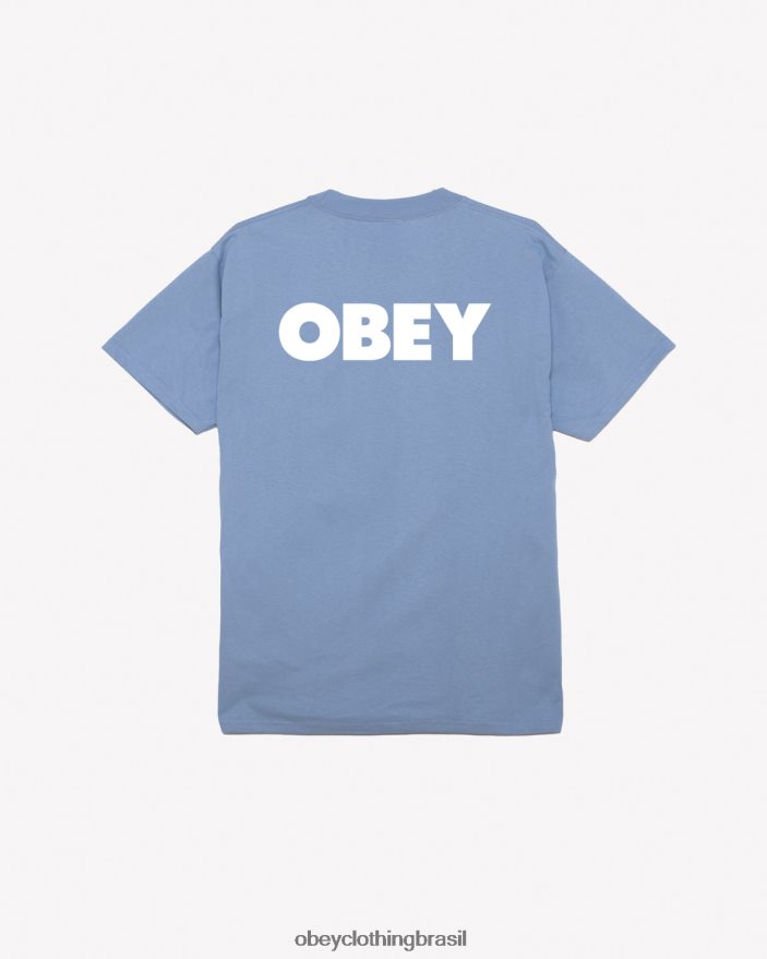 roupas br OBEY homens camiseta clássica Bold II violeta digital J22J4V352