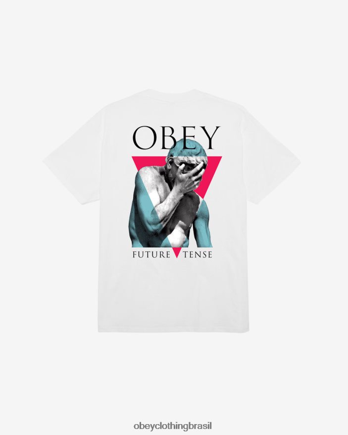 roupas br OBEY homens camiseta clássica do futuro branco J22J4V341