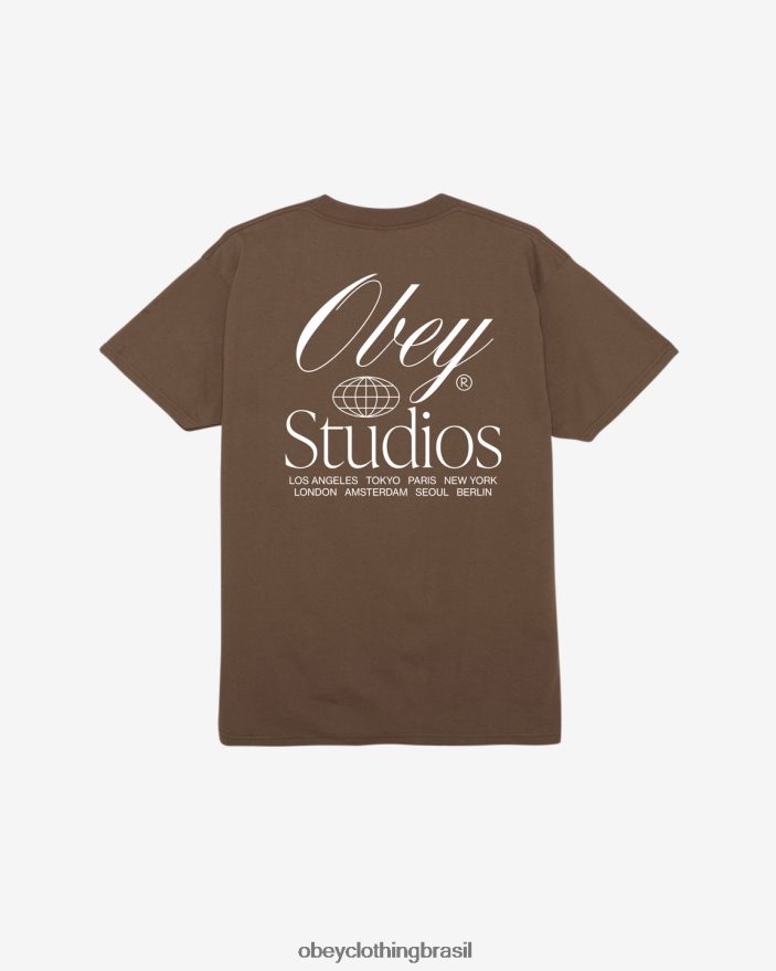 roupas br OBEY homens camiseta clássica dos estúdios em todo o mundo lodo J22J4V295